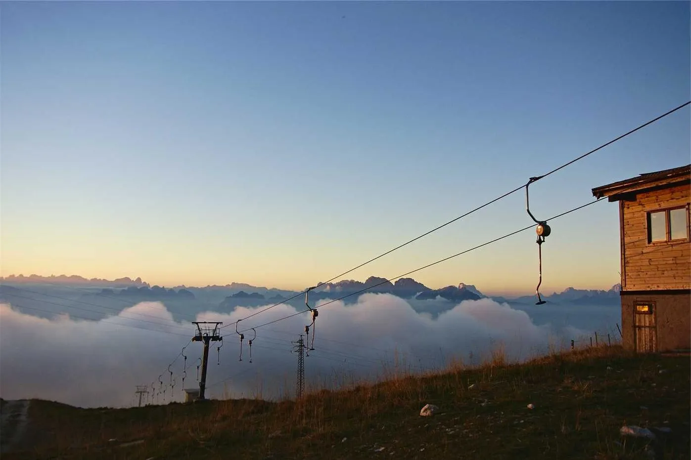 Belvédère avec télécabines