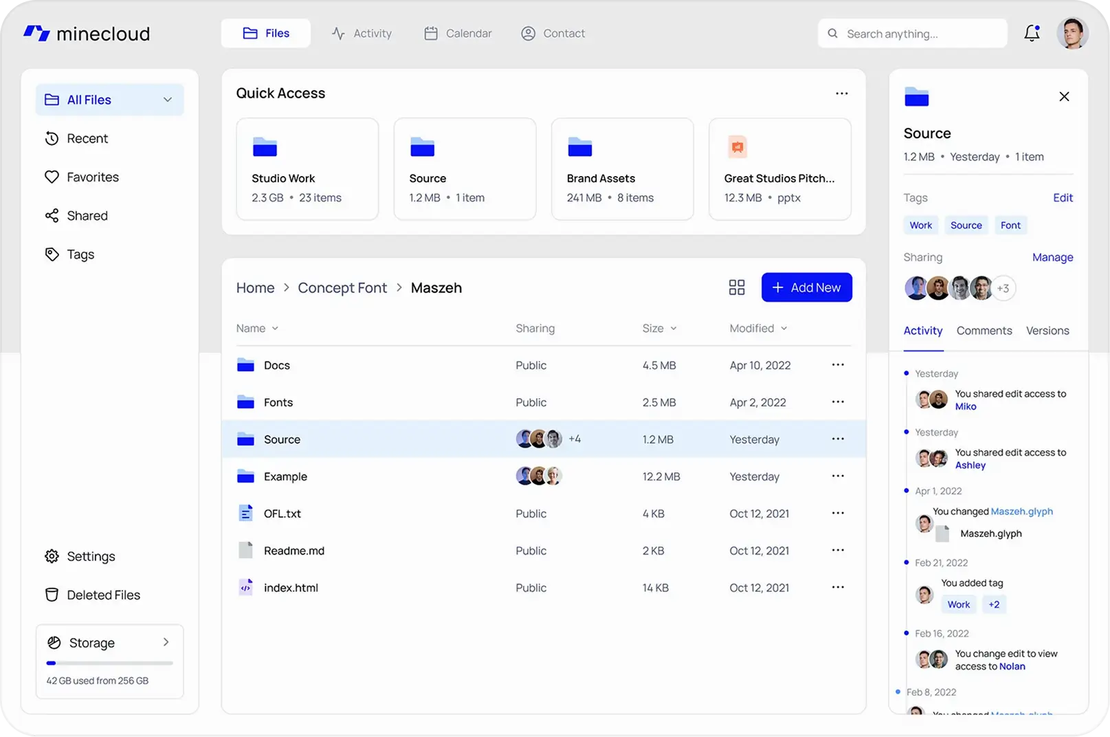 screenshot of program